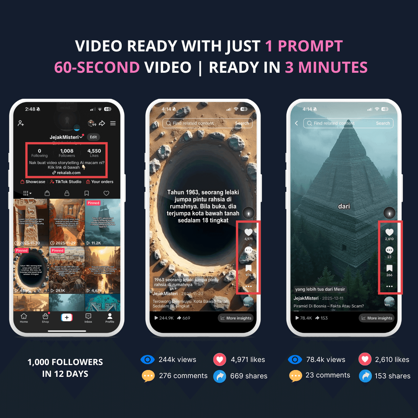 Video ready with just 1 prompt in 3 minutes